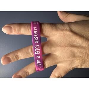 I'm a Big Sister Bracelet : Welcome Bandz Birth Announcement Bracelets